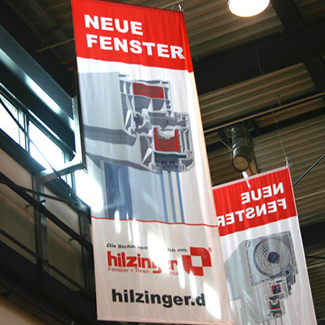 Hilzinger GmbH | Fahnen | Druck