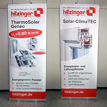 Hilzinger GmbH | Roll-Up | Druck